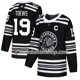 Chicago Blackhawks Jonathan Toews 19 2019 Winter Classic Adidas Schwarz Trikot Authentic - Herren